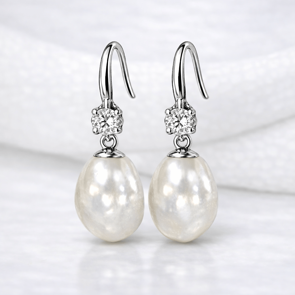 Baroque Drop – øredobber med ekte barokk ferskvannsperle