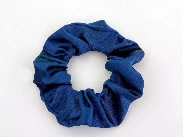 Blinket Mørk Blå Sateng hårstrikk